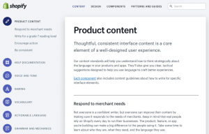 Shopify-Content-Styleguides