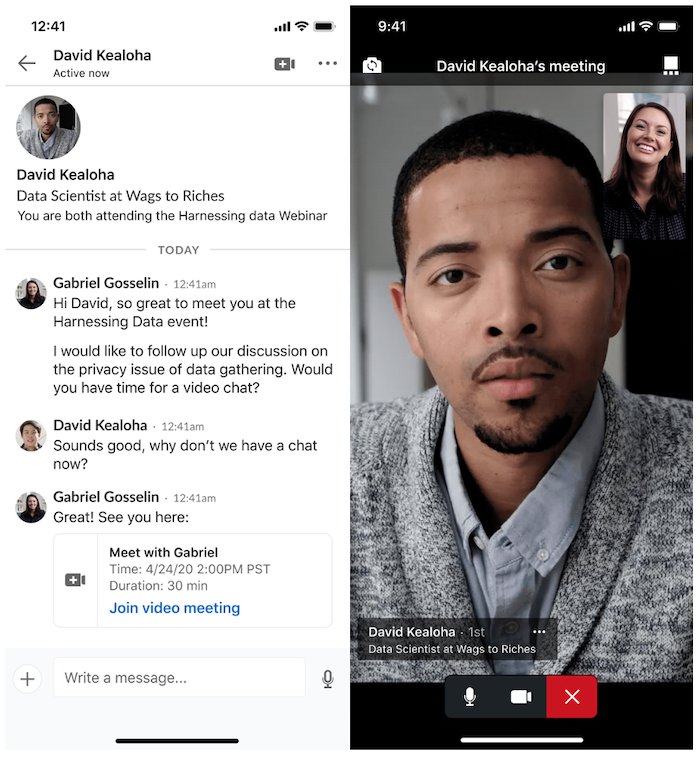LinkedIn: Eigene Video-Meeting-Funktion